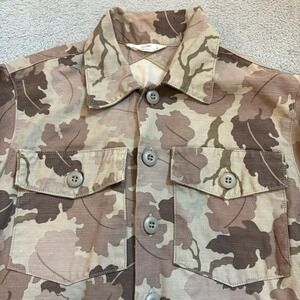 3sixteen Men Small Made USA Camo Button Up Shirt Jacket Classic Workwear Utility